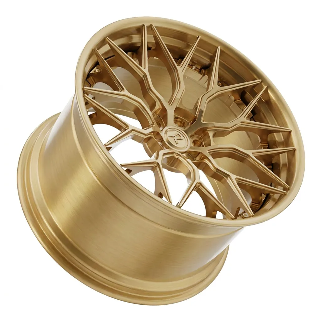 RZR I forged wheel — Brushed Gold