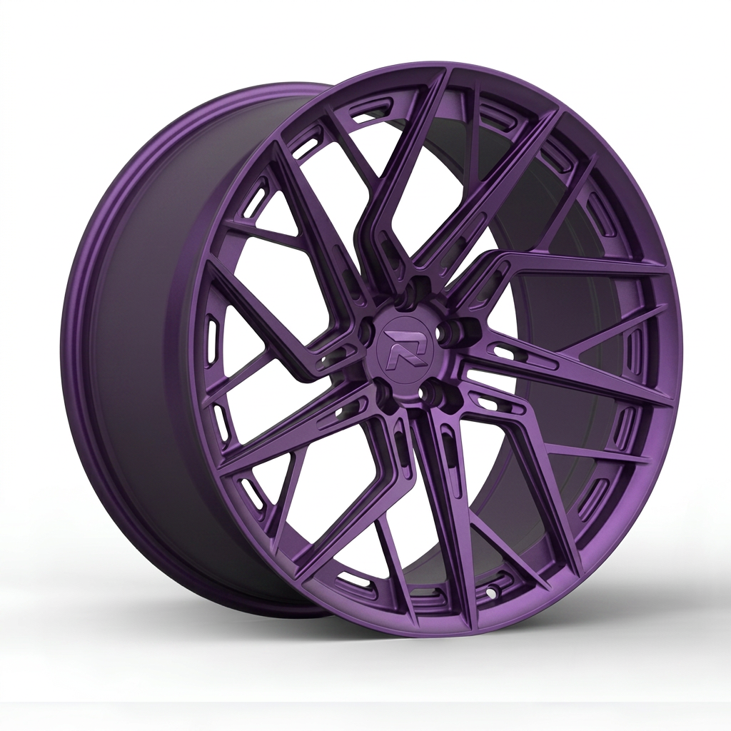 RZR CLIV forged wheel — Satin Purple Metallic