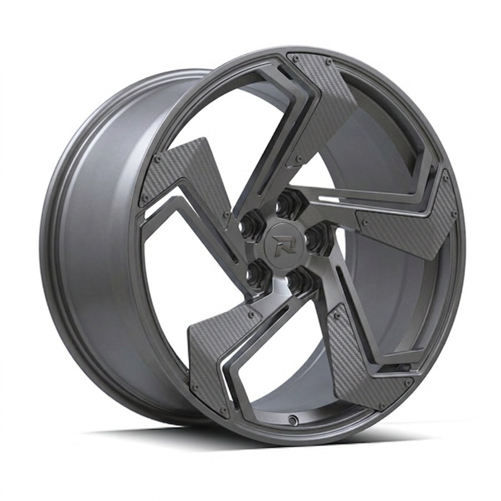 RZR CXXIV forged wheel — Satin Titanium Grey