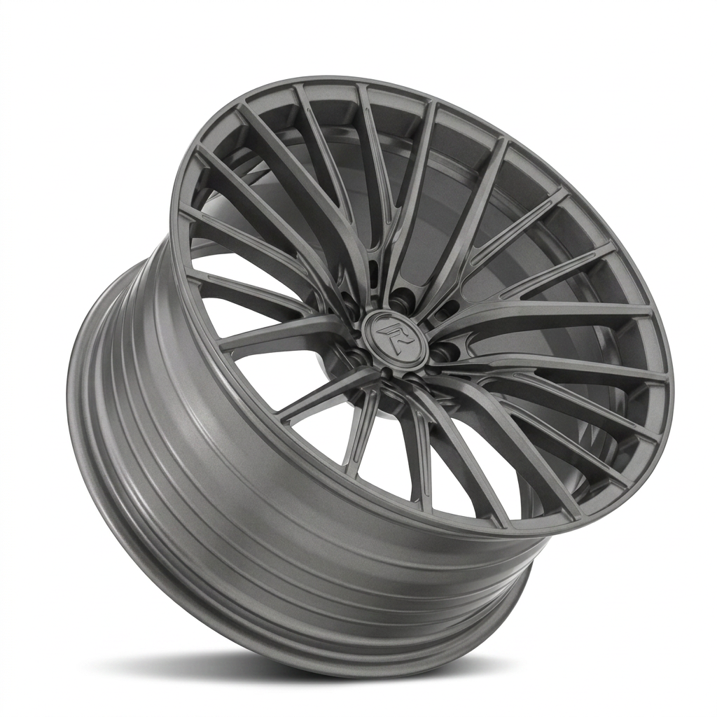 RZR LXXVI forged wheel — Satin Gunmetal