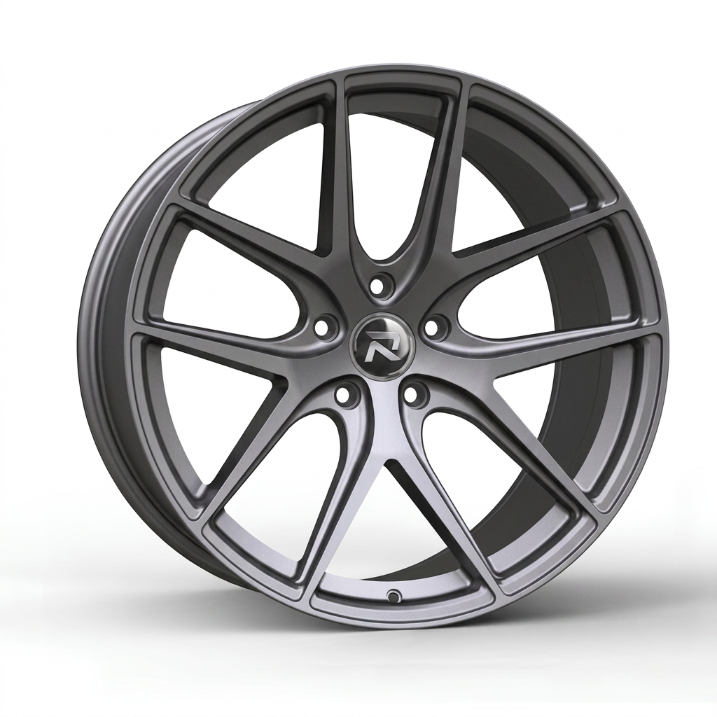 RZR CXCII forged wheel — Satin Titanium Grey