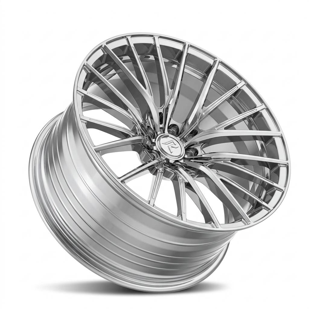 RZR LXXVI forged wheel — Full Polished Chrome