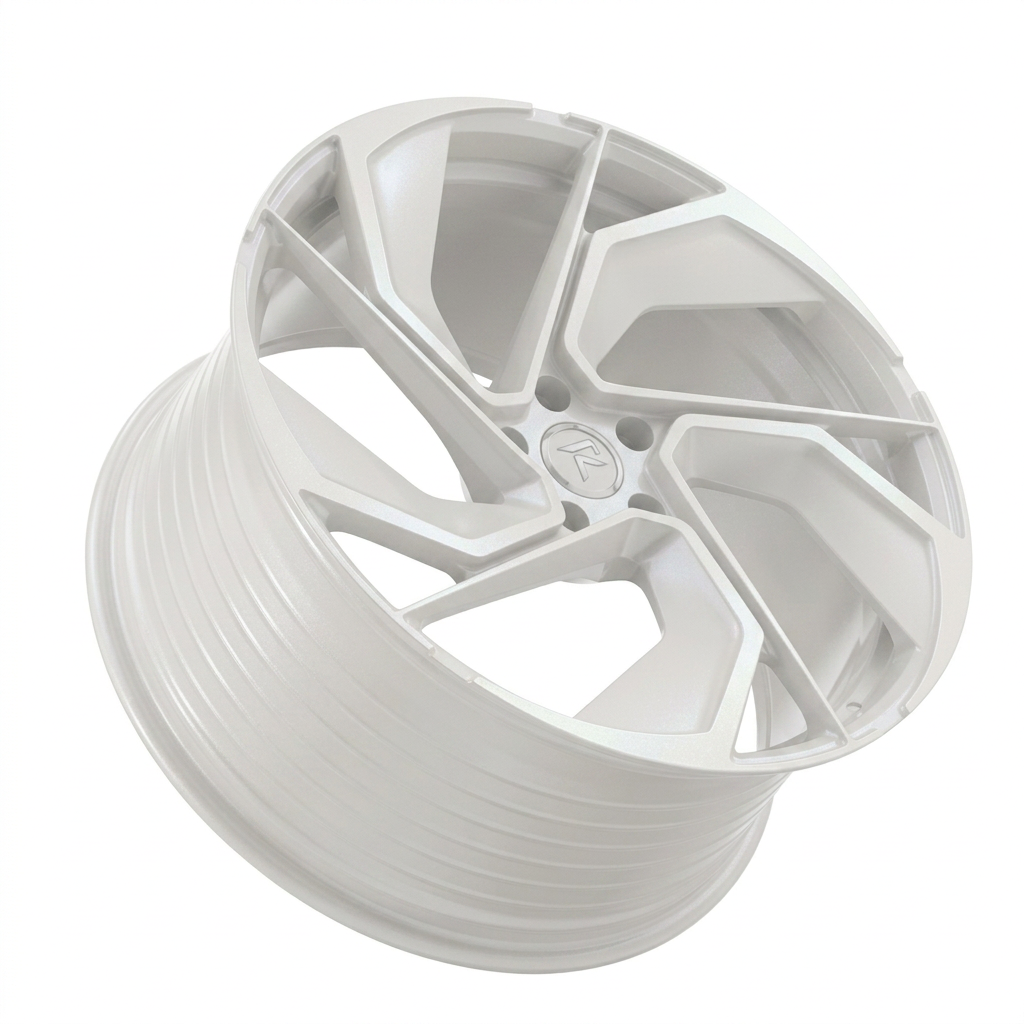 RZR LXXXI forged wheel — Satin White Pearl