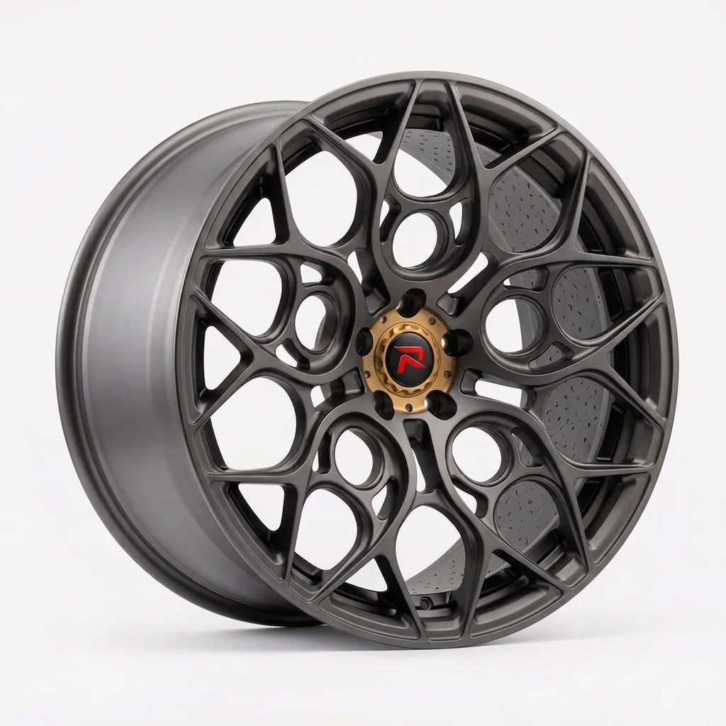 RZR XXXVI forged wheel — Satin Gunmetal