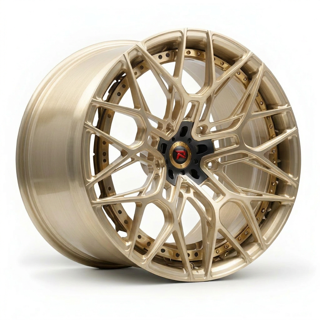 RZR XX forged wheel — Brushed Champagne Gold