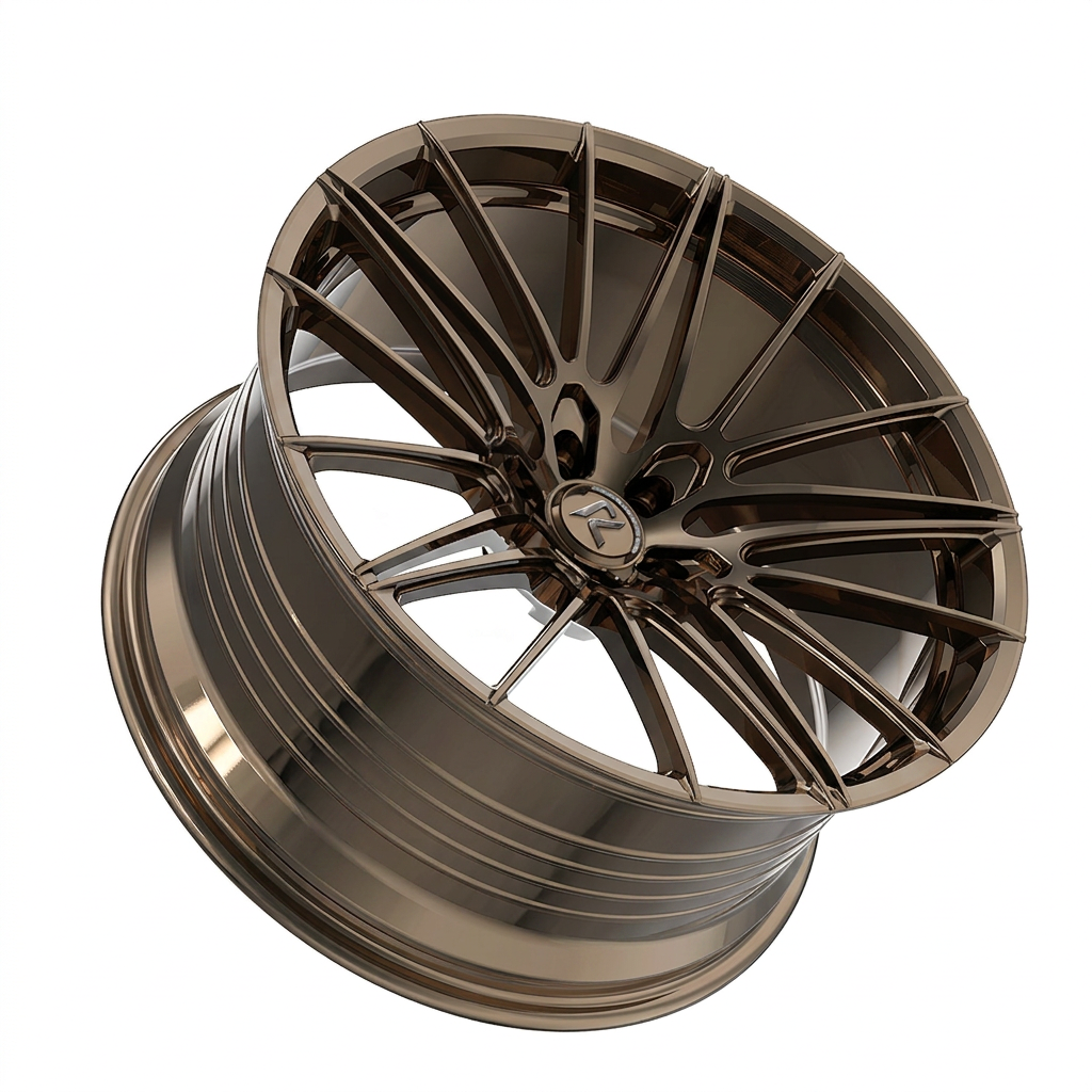 RZR LXXIII forged wheel — Tinted Bronze Chrome