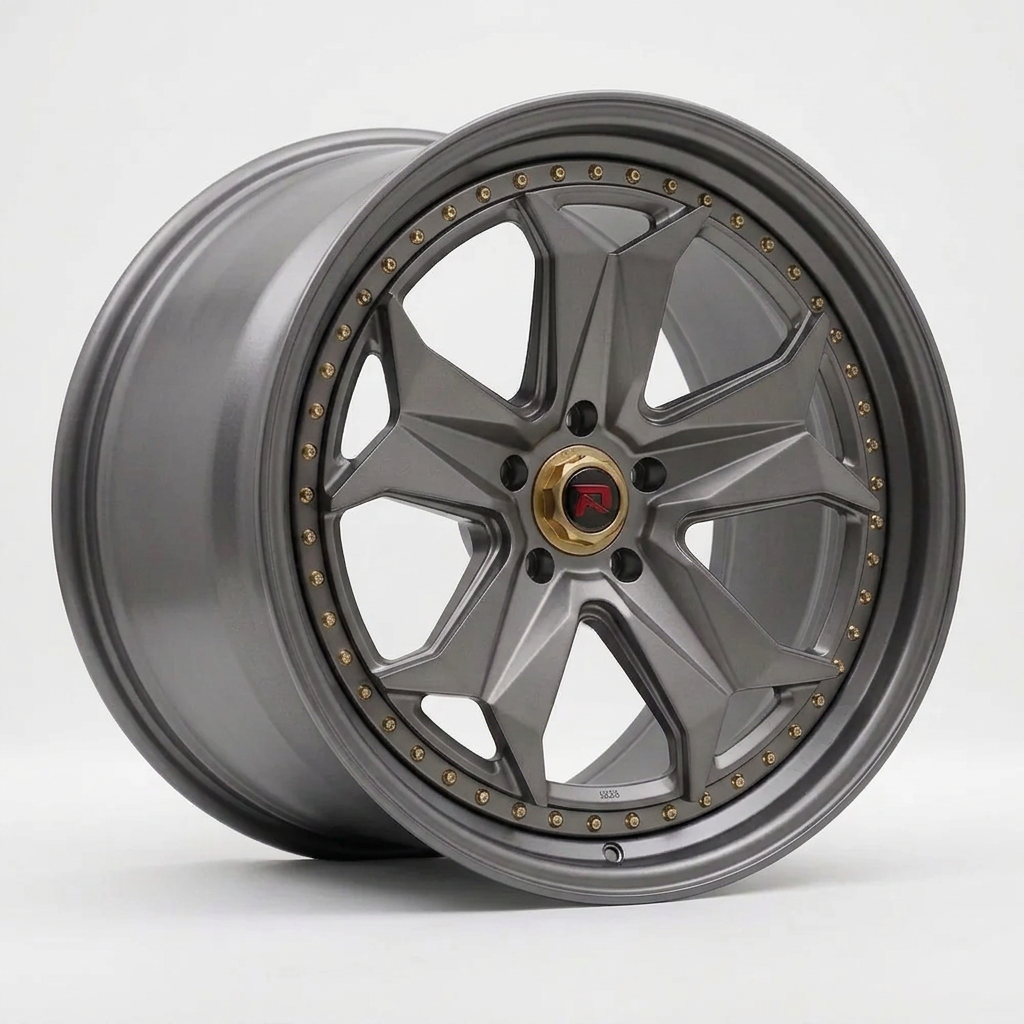 RZR XXXIV forged wheel — Satin Gunmetal