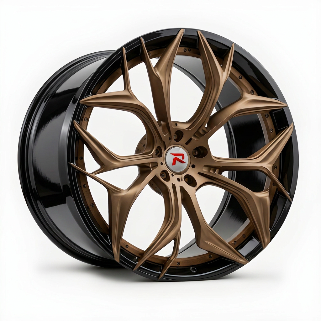 RZR XIX bespoke finish — Satin Bronze / Gloss Black Lip