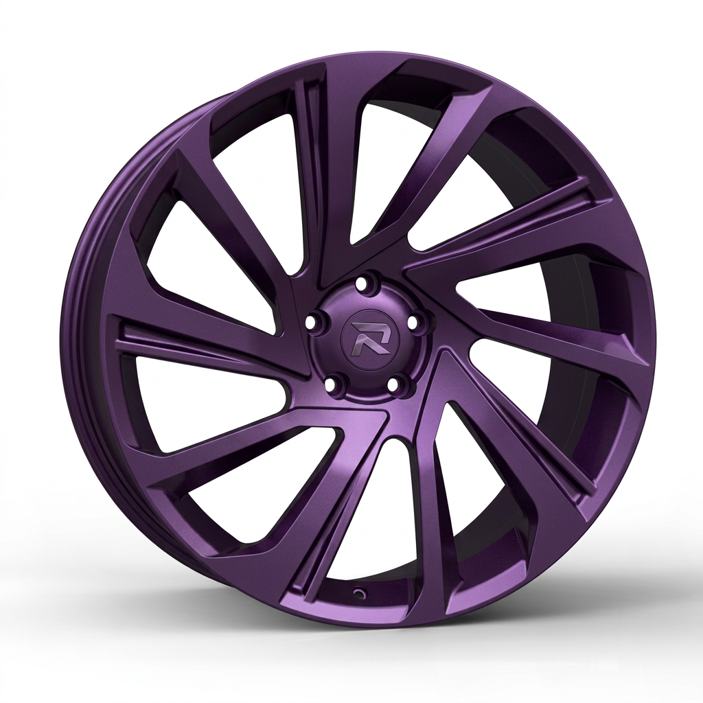 RZR CLIX forged wheel — Satin Purple Metallic
