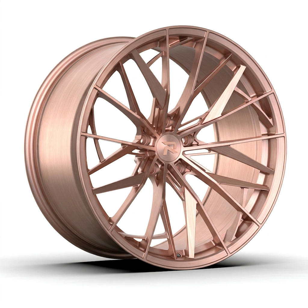 RZR CXXXIV forged wheel — Brushed Rose Gold