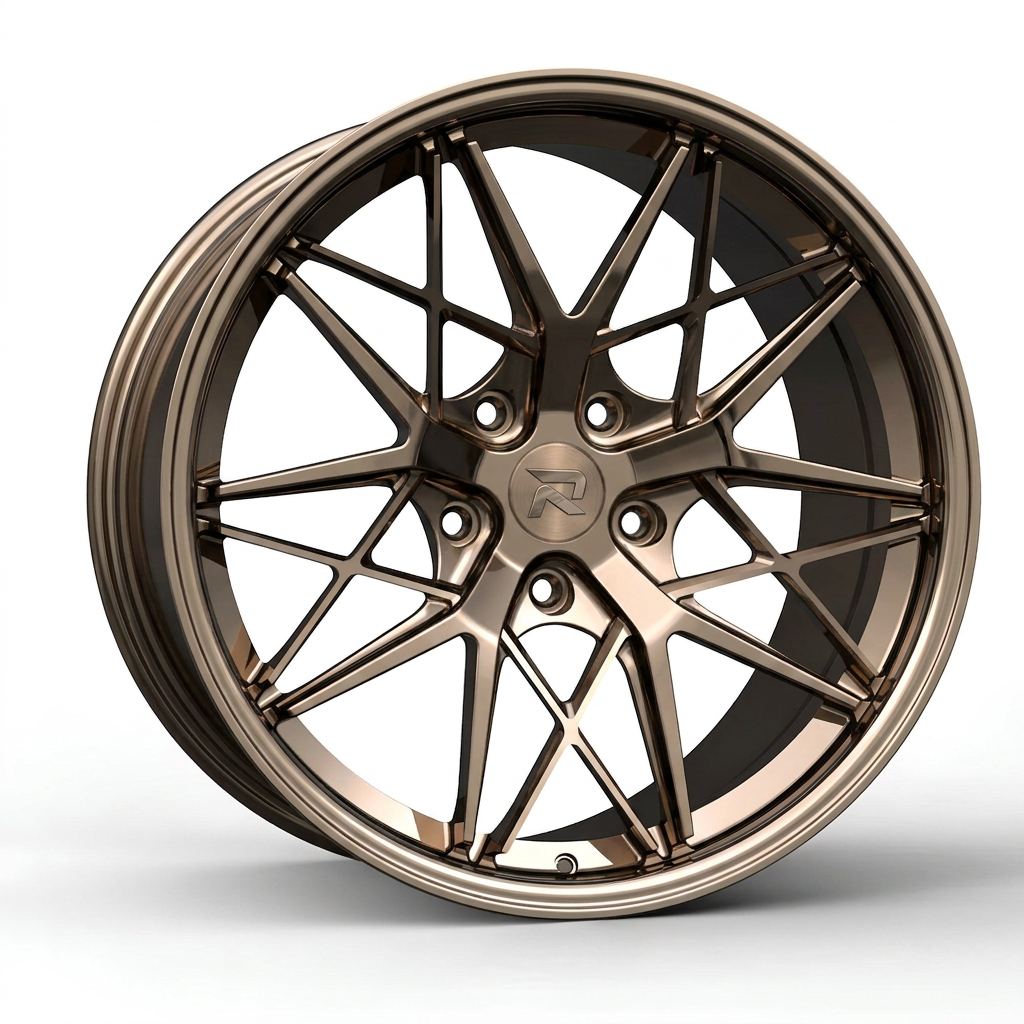 RZR CLXXIII forged wheel — Tinted Bronze Chrome