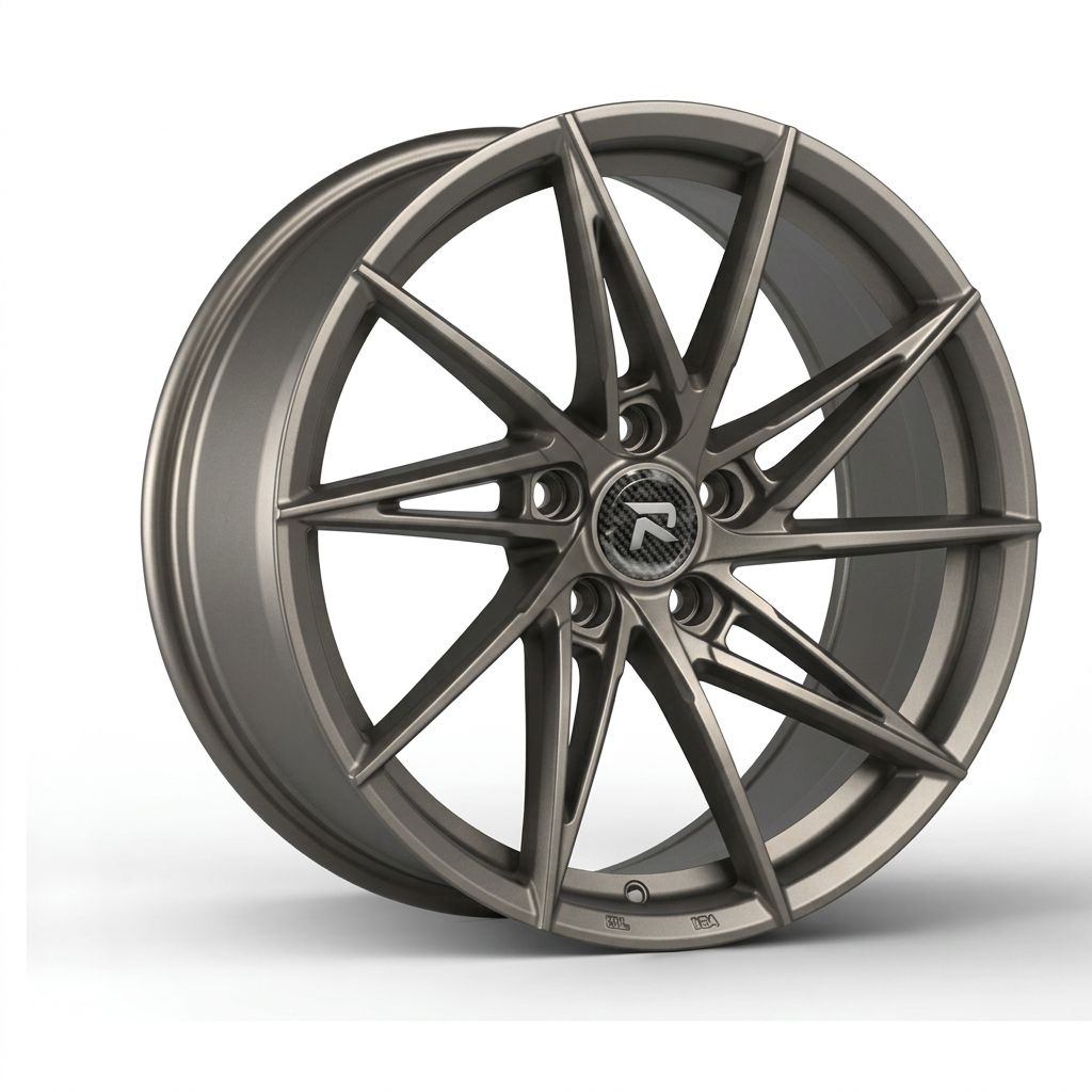 RZR CLXXXI forged wheel — Satin Titanium Grey