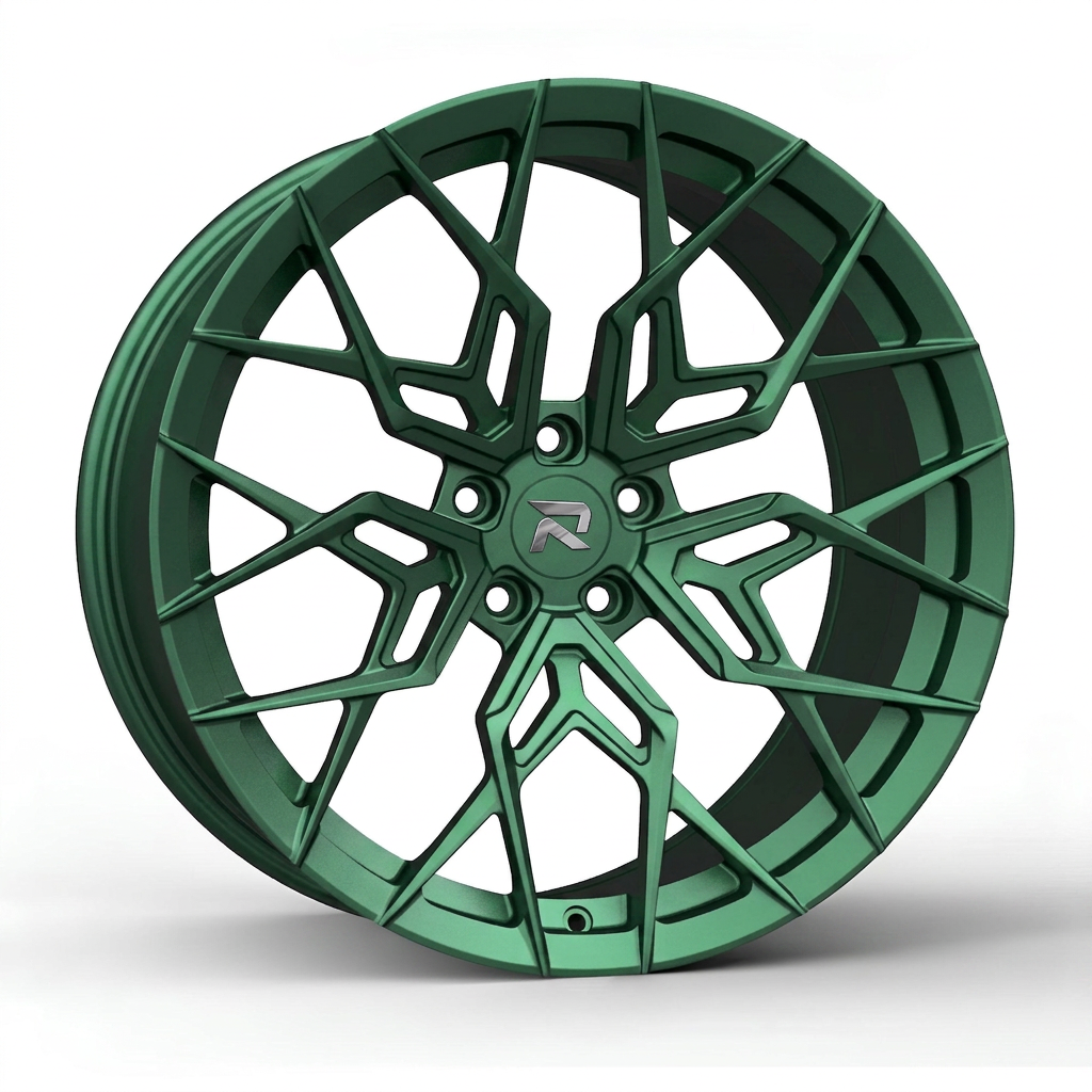 RZR CLXXI forged wheel — Satin Emerald Metallic