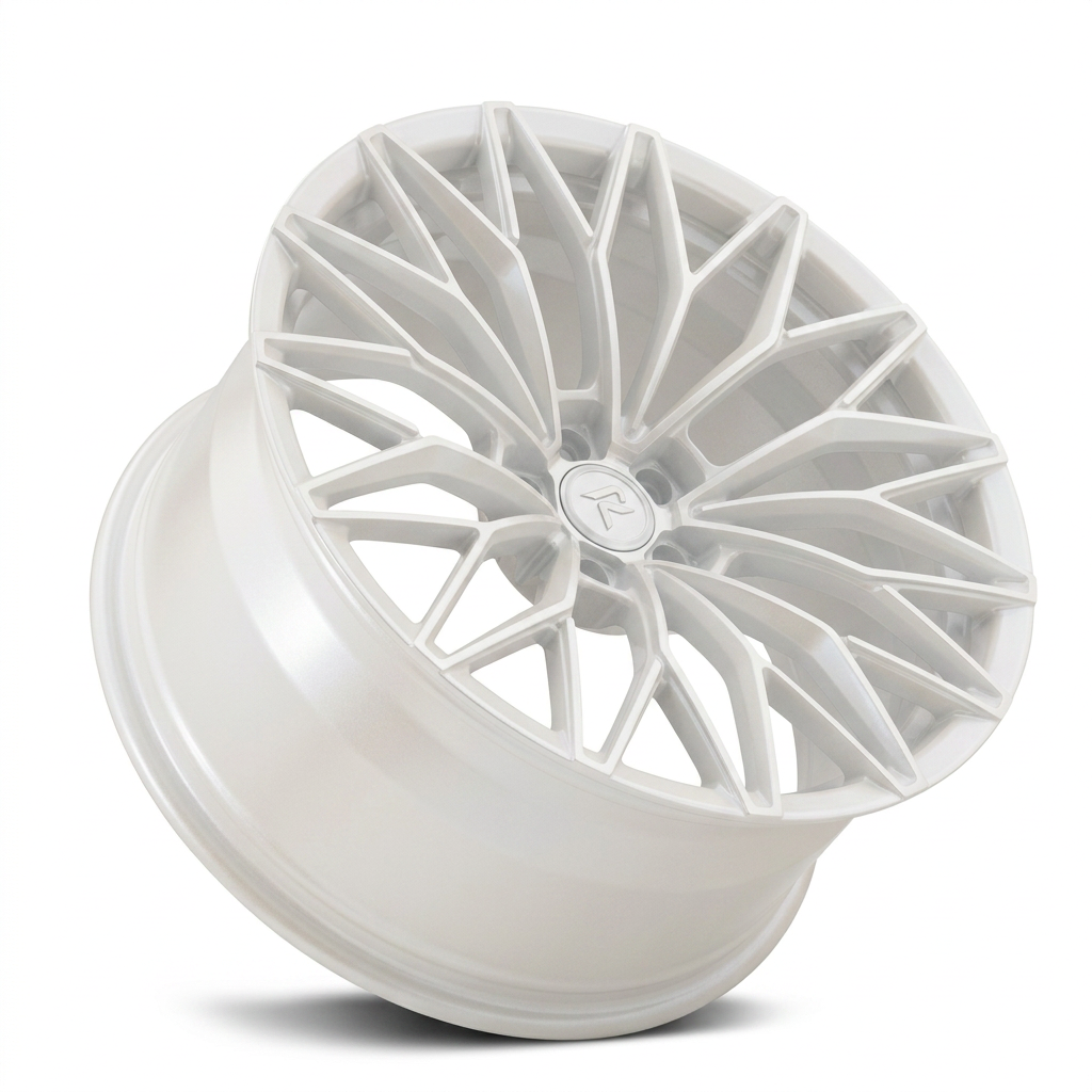 RZR LXXIX forged wheel — Satin White Pearl