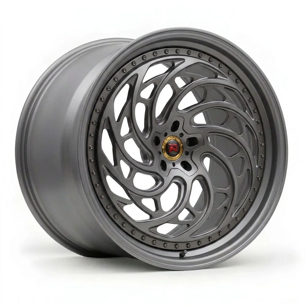 RZR XXVIII forged wheel — Satin Titanium Grey