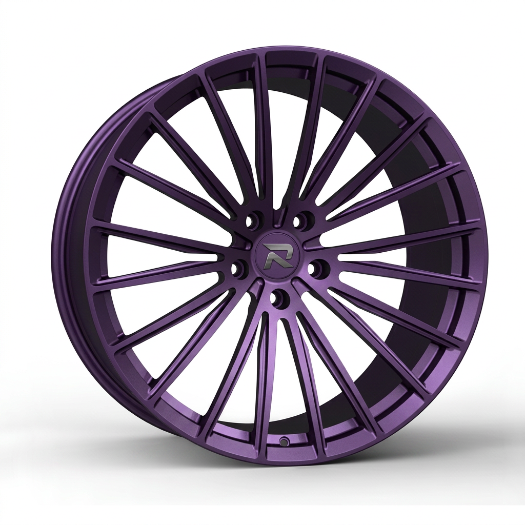 RZR CXXX forged wheel — Satin Purple Metallic