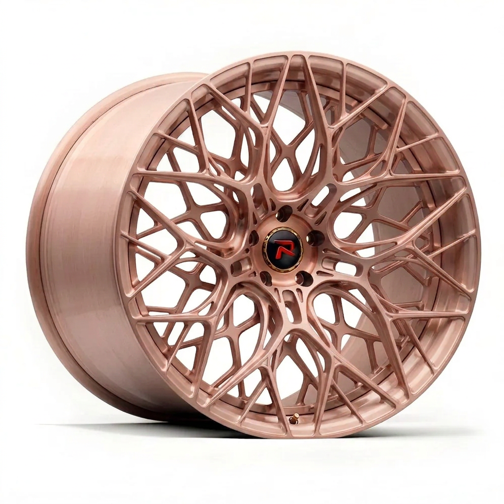 RZR LIII forged wheel — Brushed Rose Gold