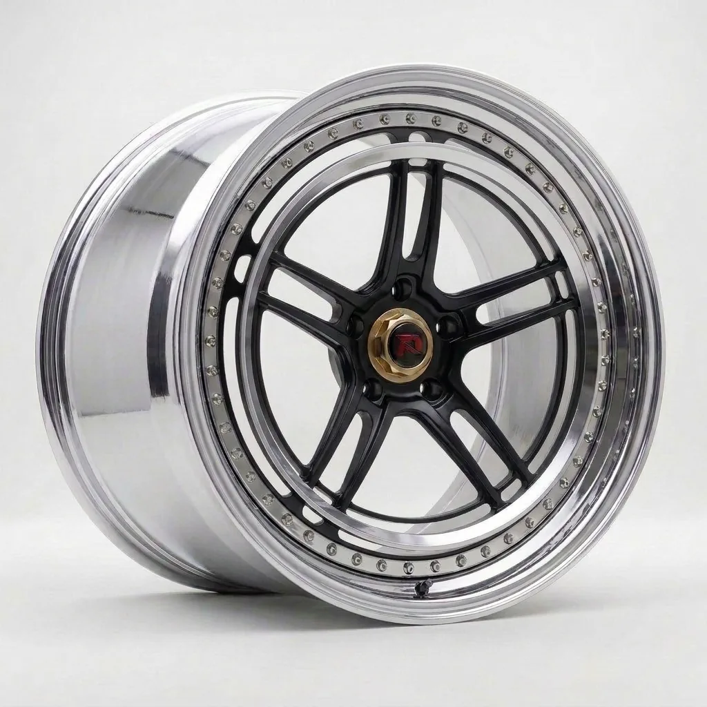 RZR LVII bespoke finish — Matte Black / Polished Lip