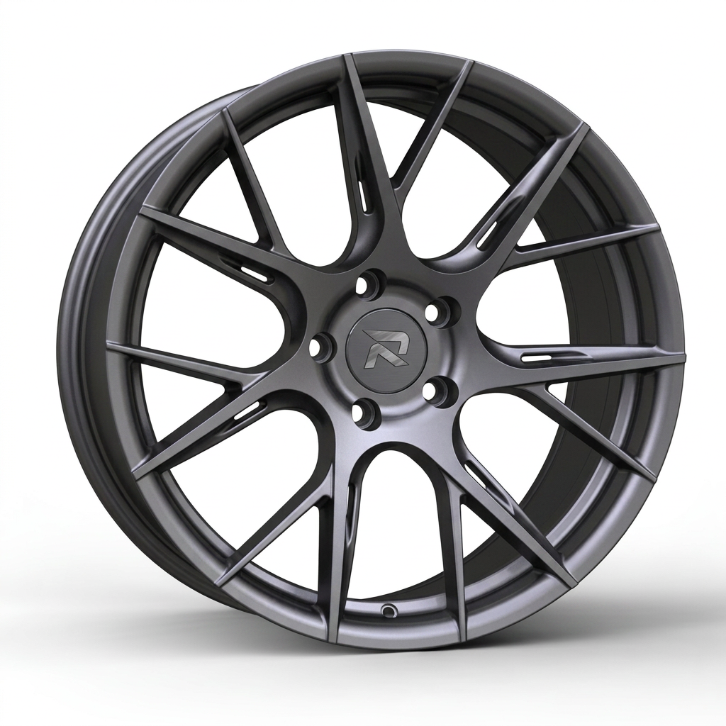 RZR CLXXVII forged wheel — Satin Gunmetal