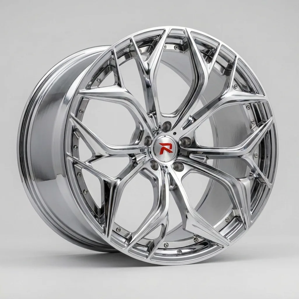 RZR XIX forged wheel — Full Polished Chrome