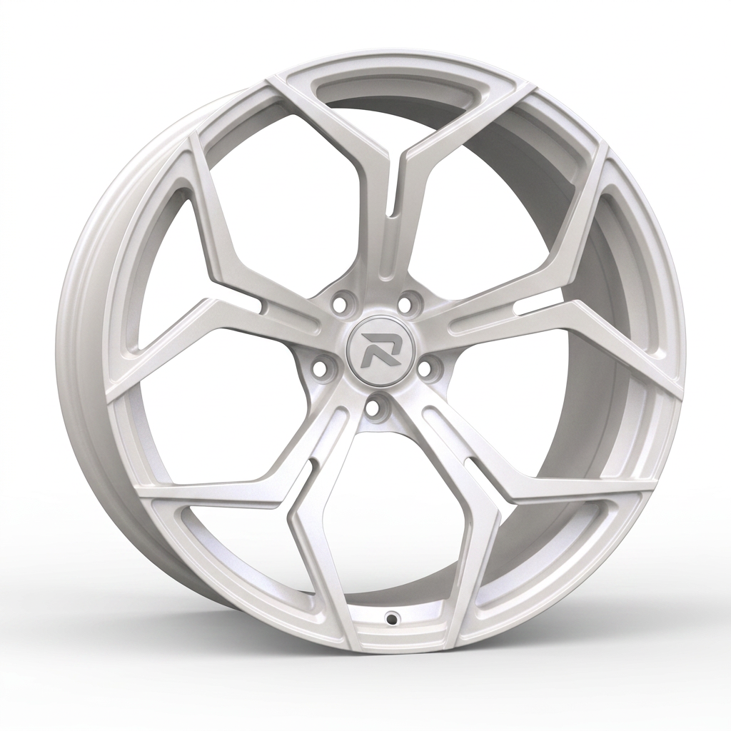 RZR CLXXV forged wheel — Satin White Pearl
