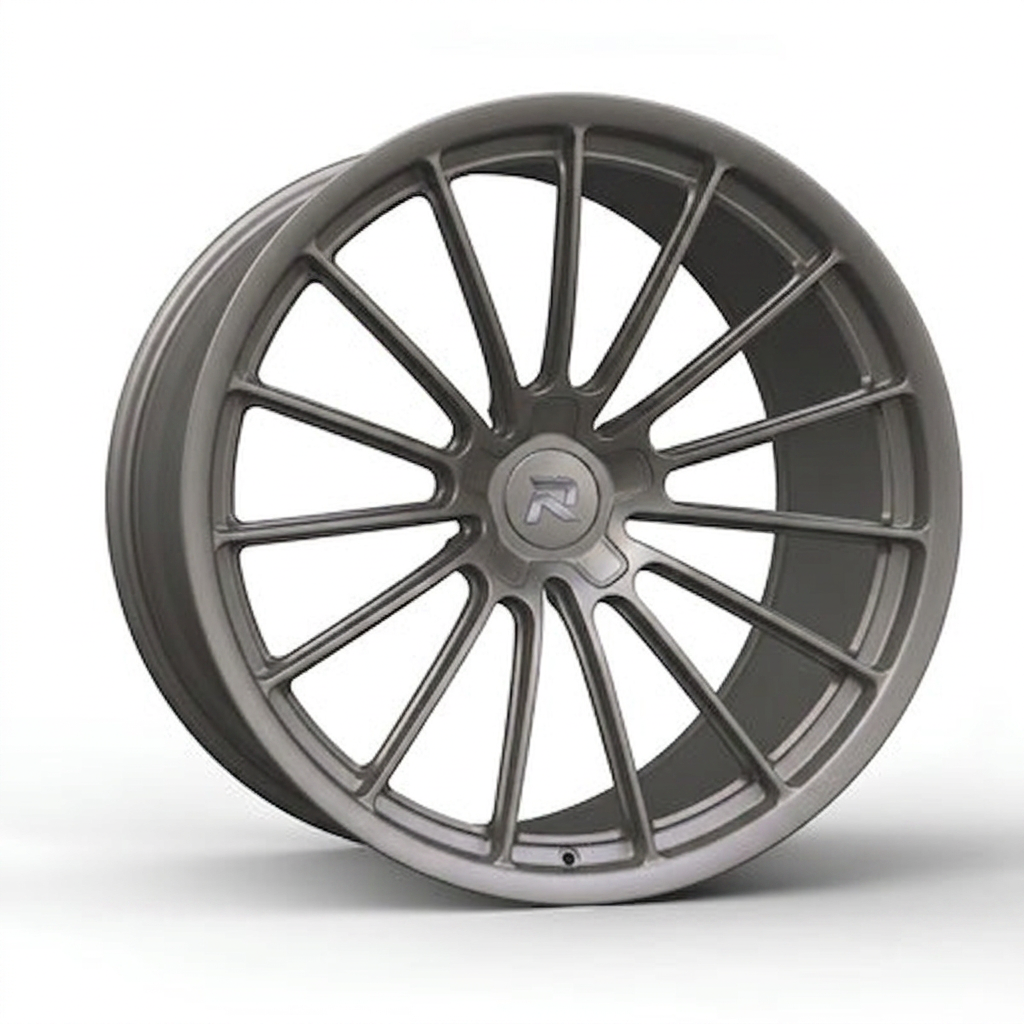 RZR CXCIV forged wheel — Satin Titanium Grey