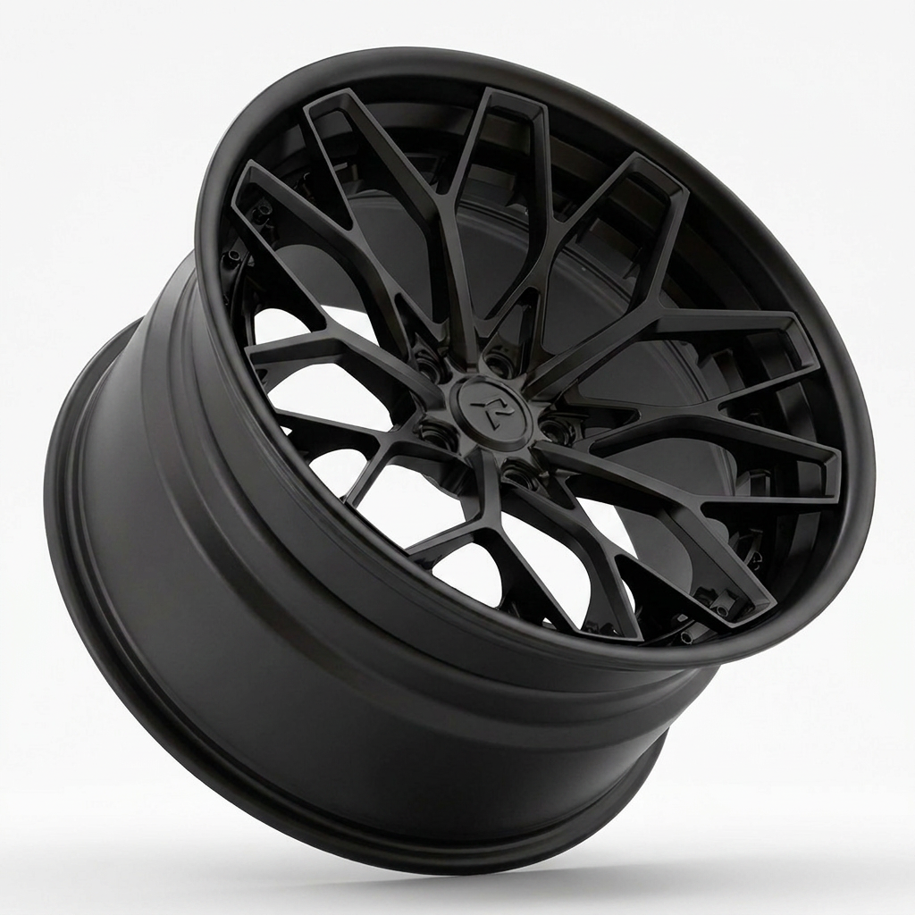 RZR VIII forged wheel — Full Matt Black