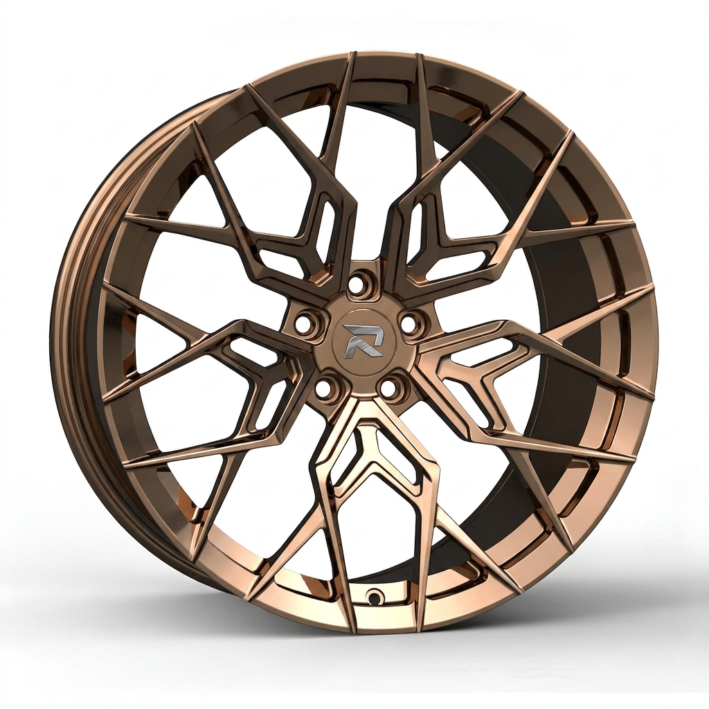 RZR CLXXI forged wheel — Tinted Bronze Chrome