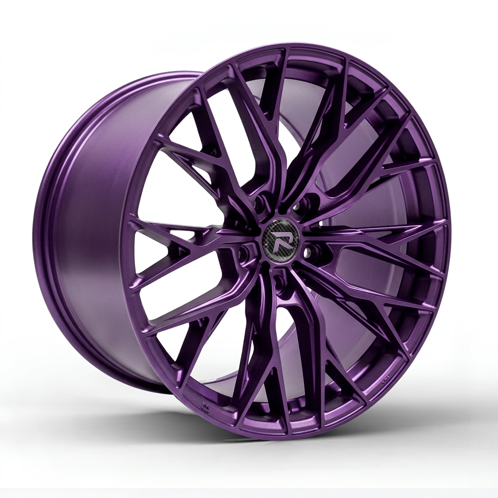RZR CLV forged wheel — Satin Purple Metallic