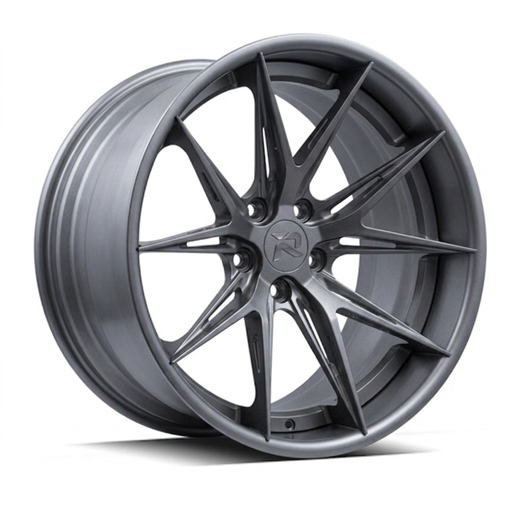 RZR XCII forged wheel — Satin Gunmetal