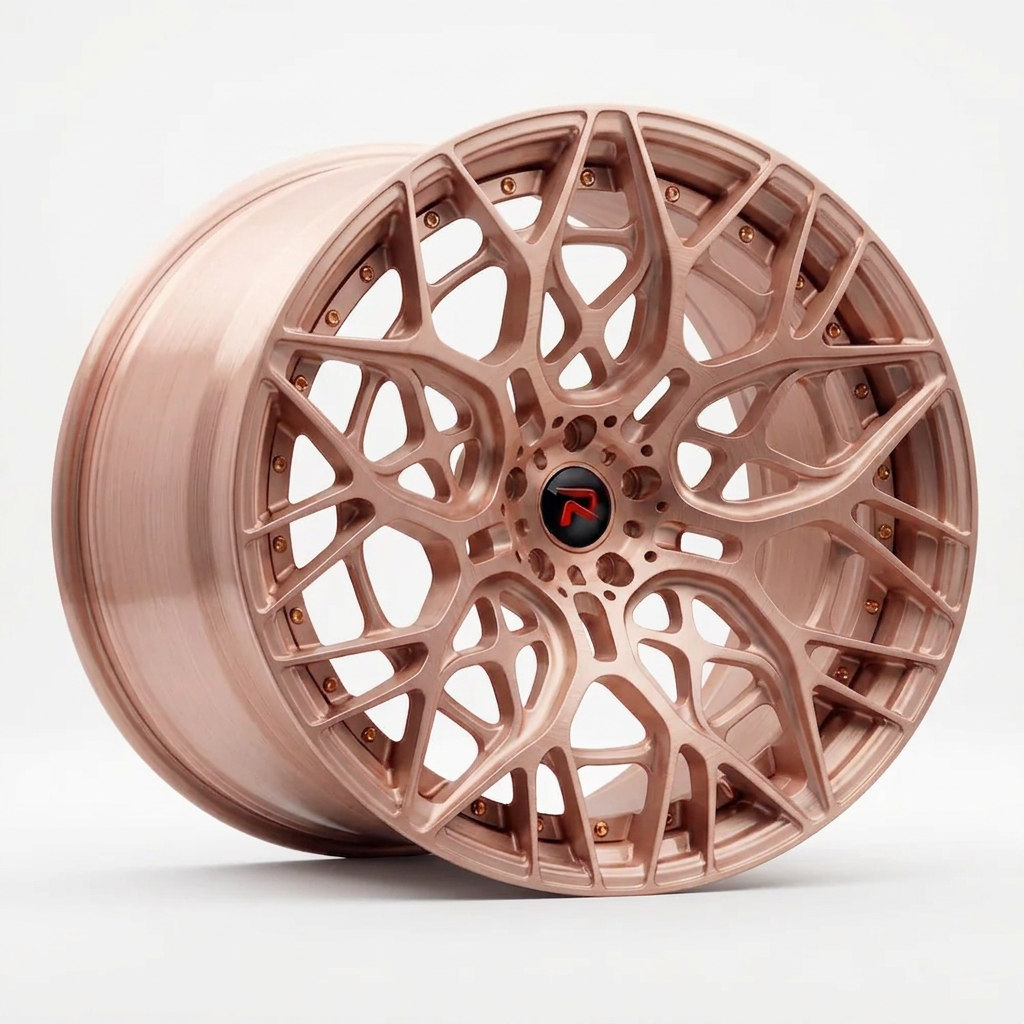 RZR LV forged wheel — Brushed Rose Gold