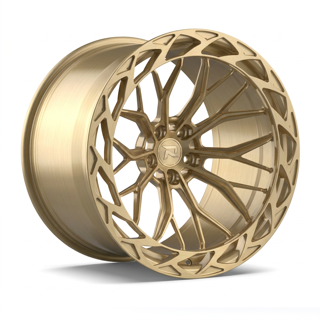 RZR CXXXIX forged wheel — Brushed Champagne Gold