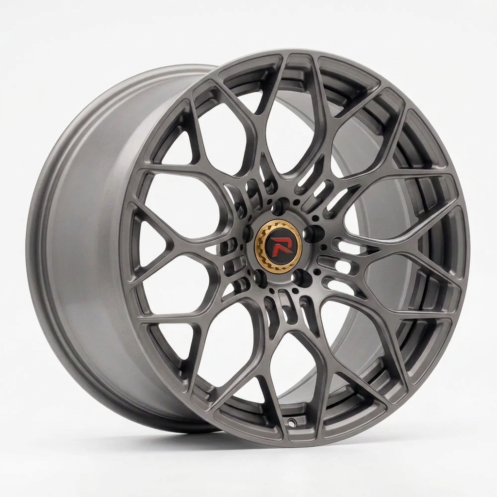 RZR XLV forged wheel — Satin Titanium Grey