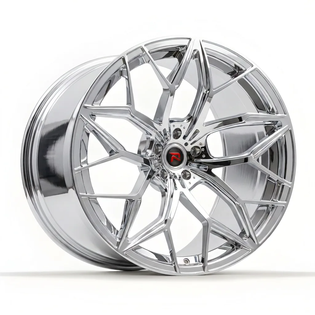 RZR XI forged wheel — Full Polished Chrome