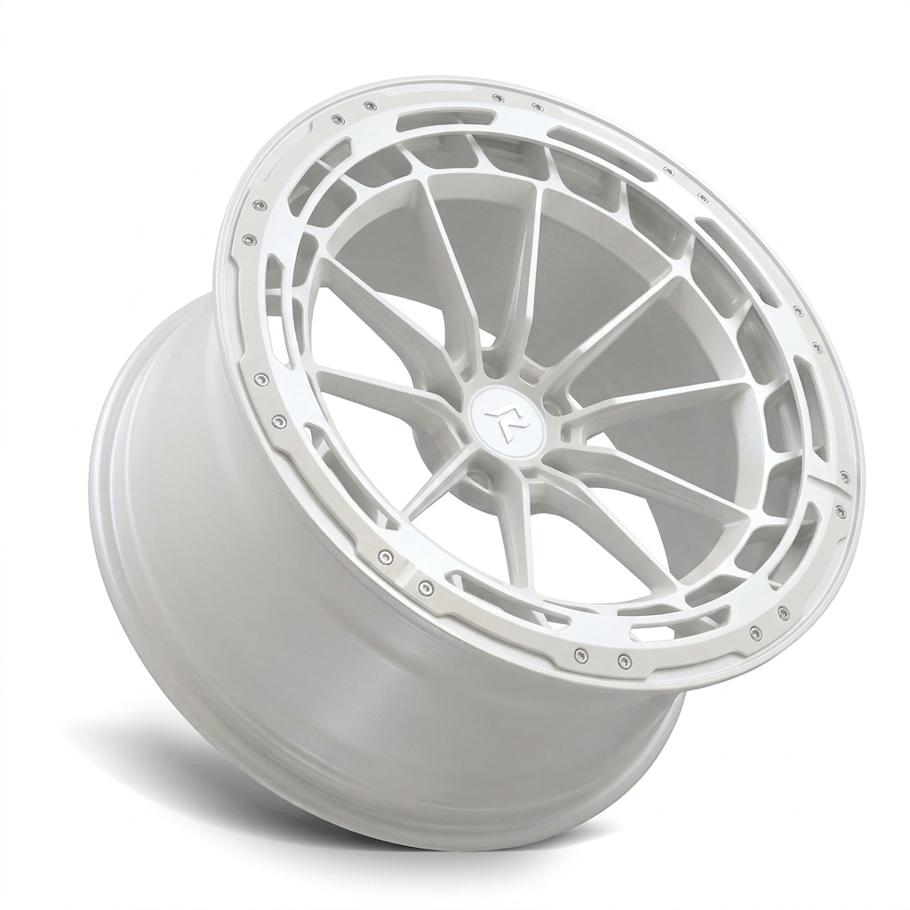 RZR LXX forged wheel — Satin White Pearl