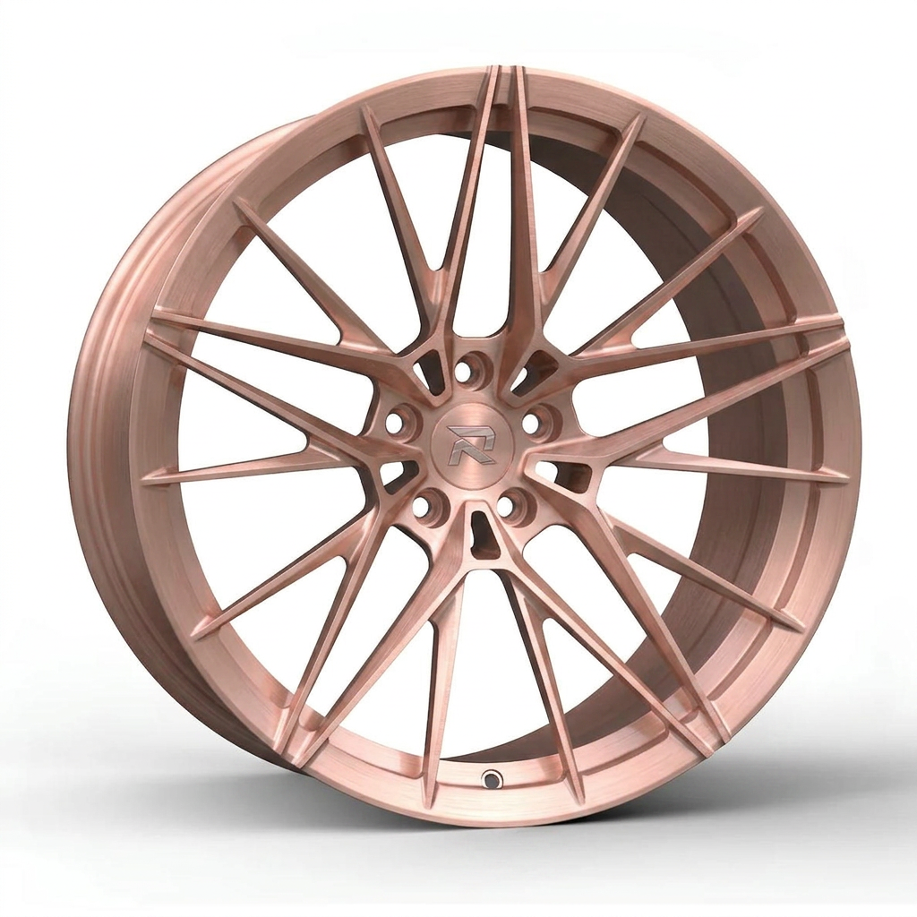 RZR CLXXXVII forged wheel — Brushed Rose Gold