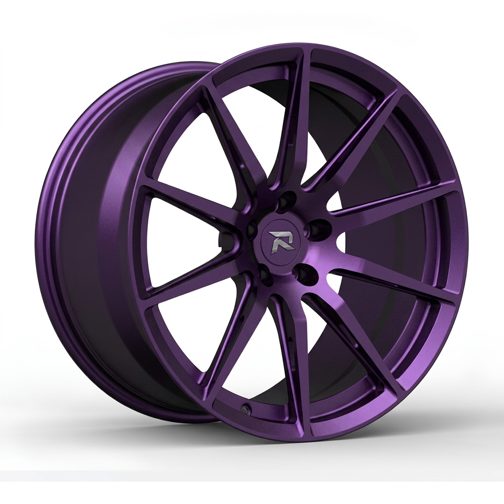 RZR CXCVIII forged wheel — Satin Purple Metallic