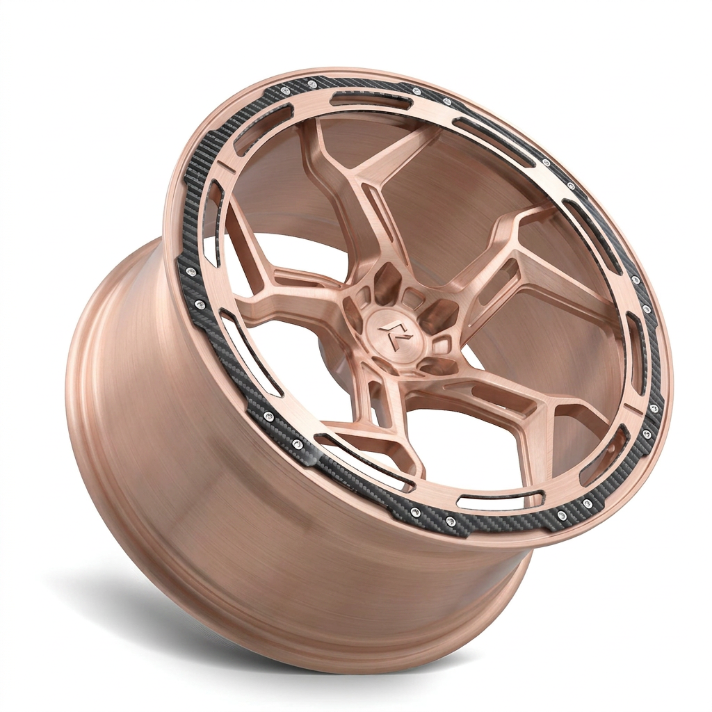 RZR LXXXVIII forged wheel — Brushed Rose Gold