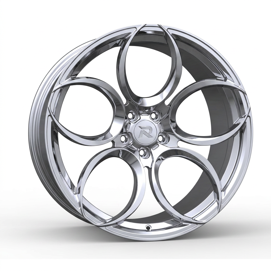 RZR CLXXXIX forged wheel — Full Polished Chrome