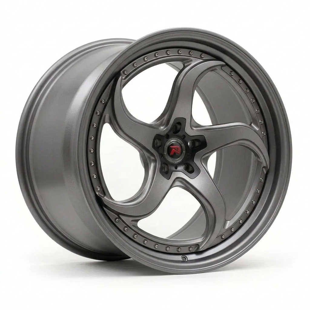 RZR XXVII forged wheel — Satin Gunmetal
