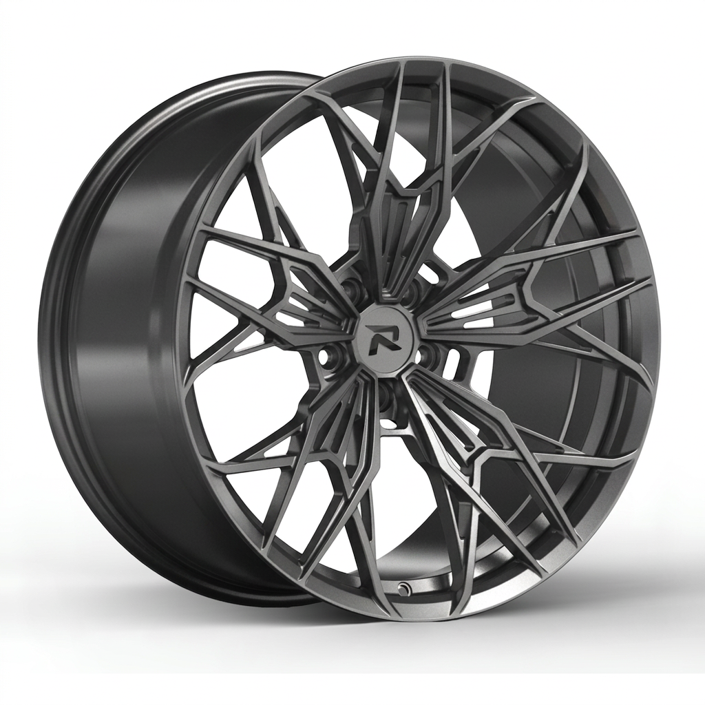 RZR CLXXXVI forged wheel — Satin Gunmetal