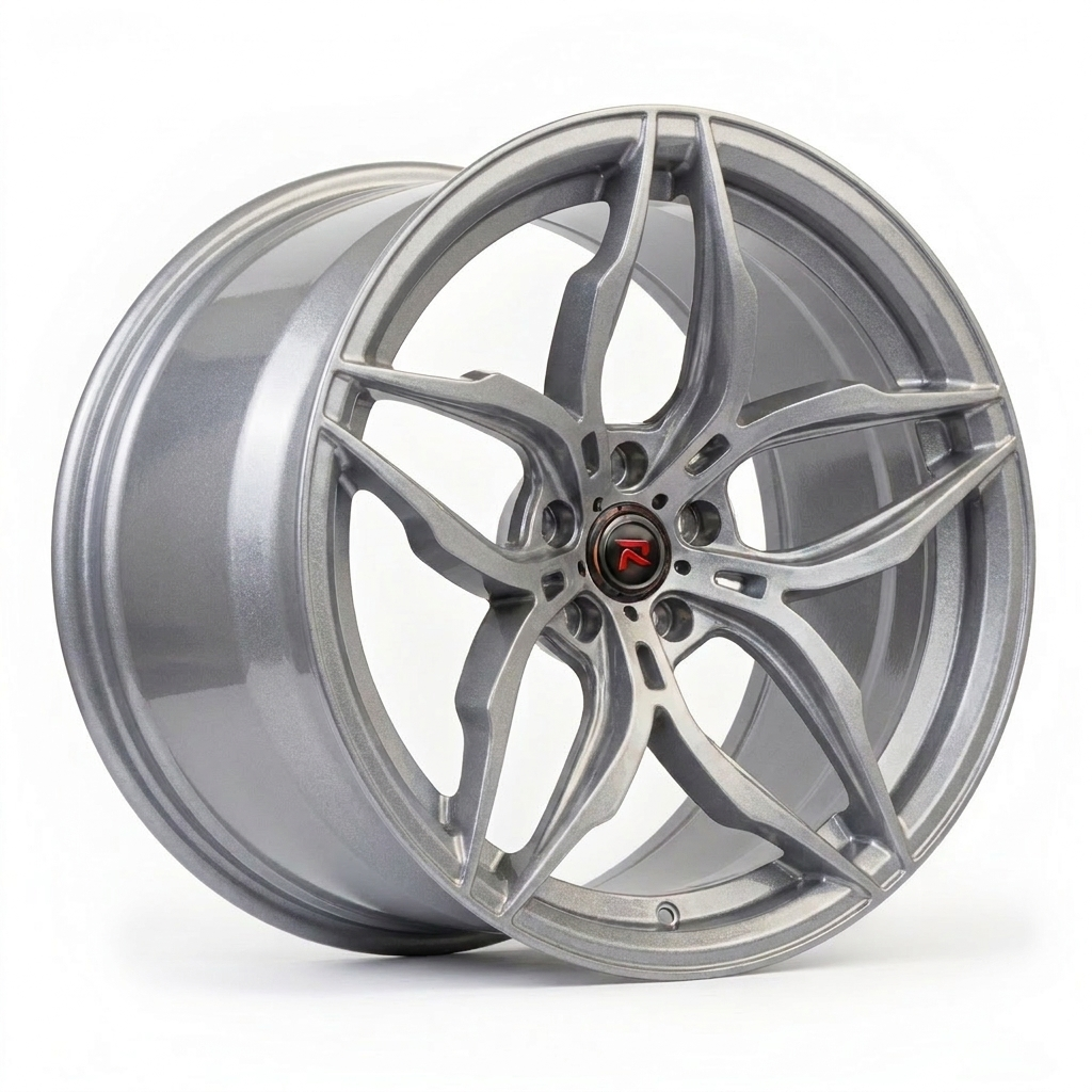 RZR XVI forged wheel — Gloss Silver Metallic