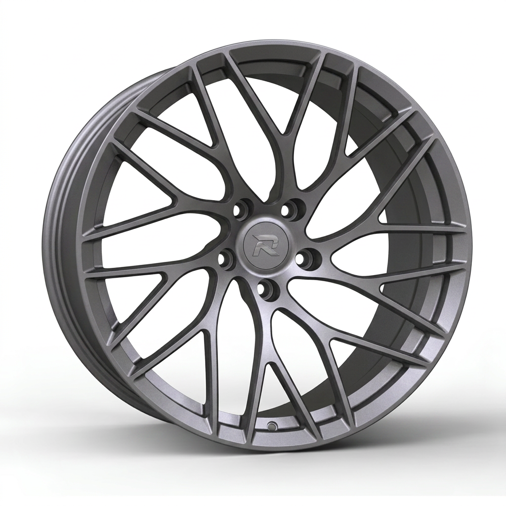 RZR CXIV forged wheel — Satin Titanium Grey