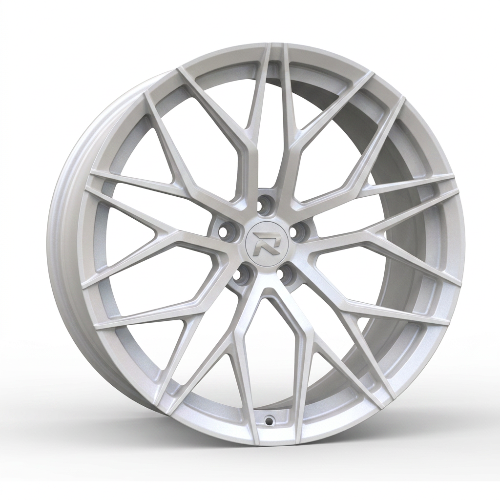 RZR CXXIX forged wheel — Satin White Pearl