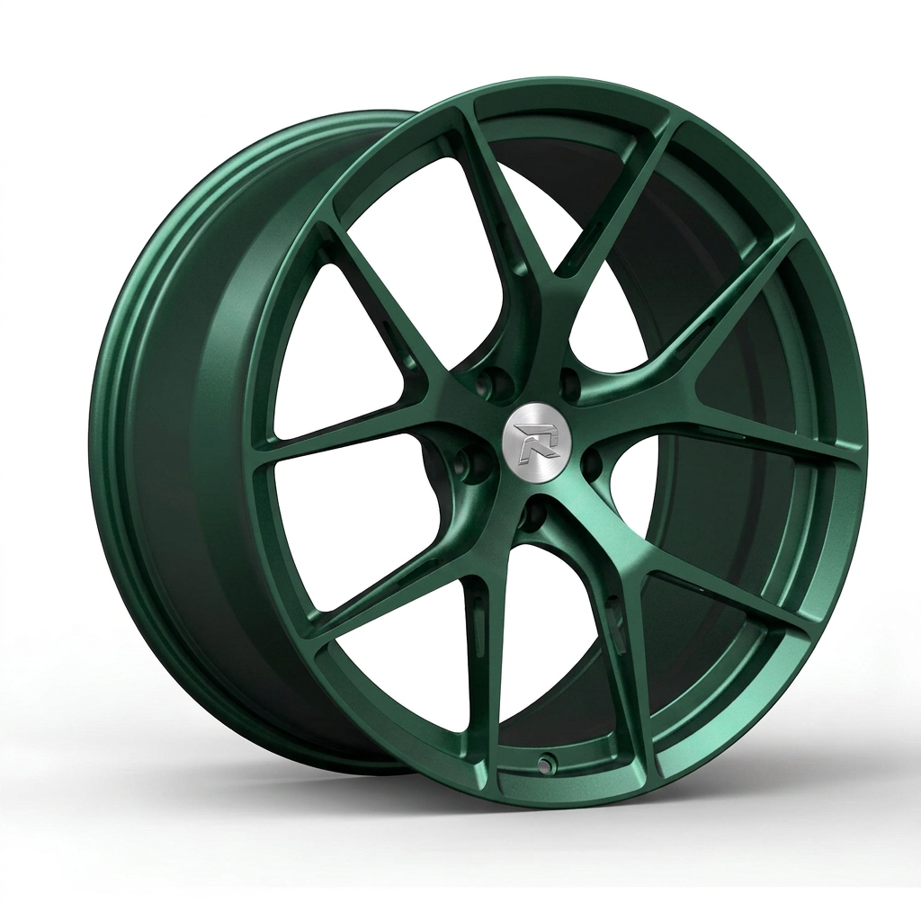 RZR CCI forged wheel — Satin Emerald Metallic