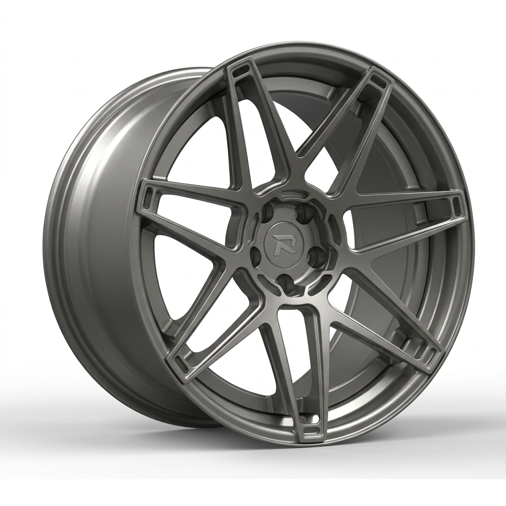 RZR CLXIV forged wheel — Satin Titanium Grey