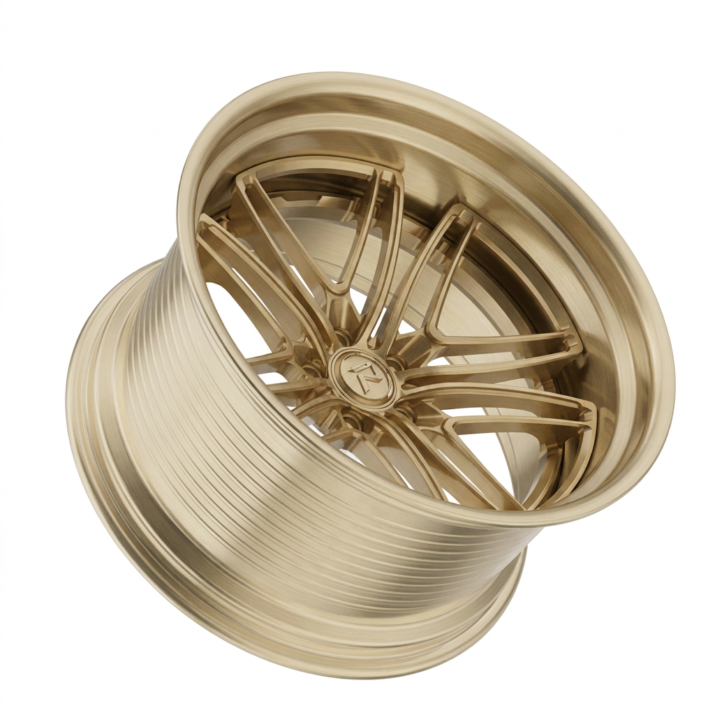 RZR LXVIII forged wheel — Brushed Champagne Gold