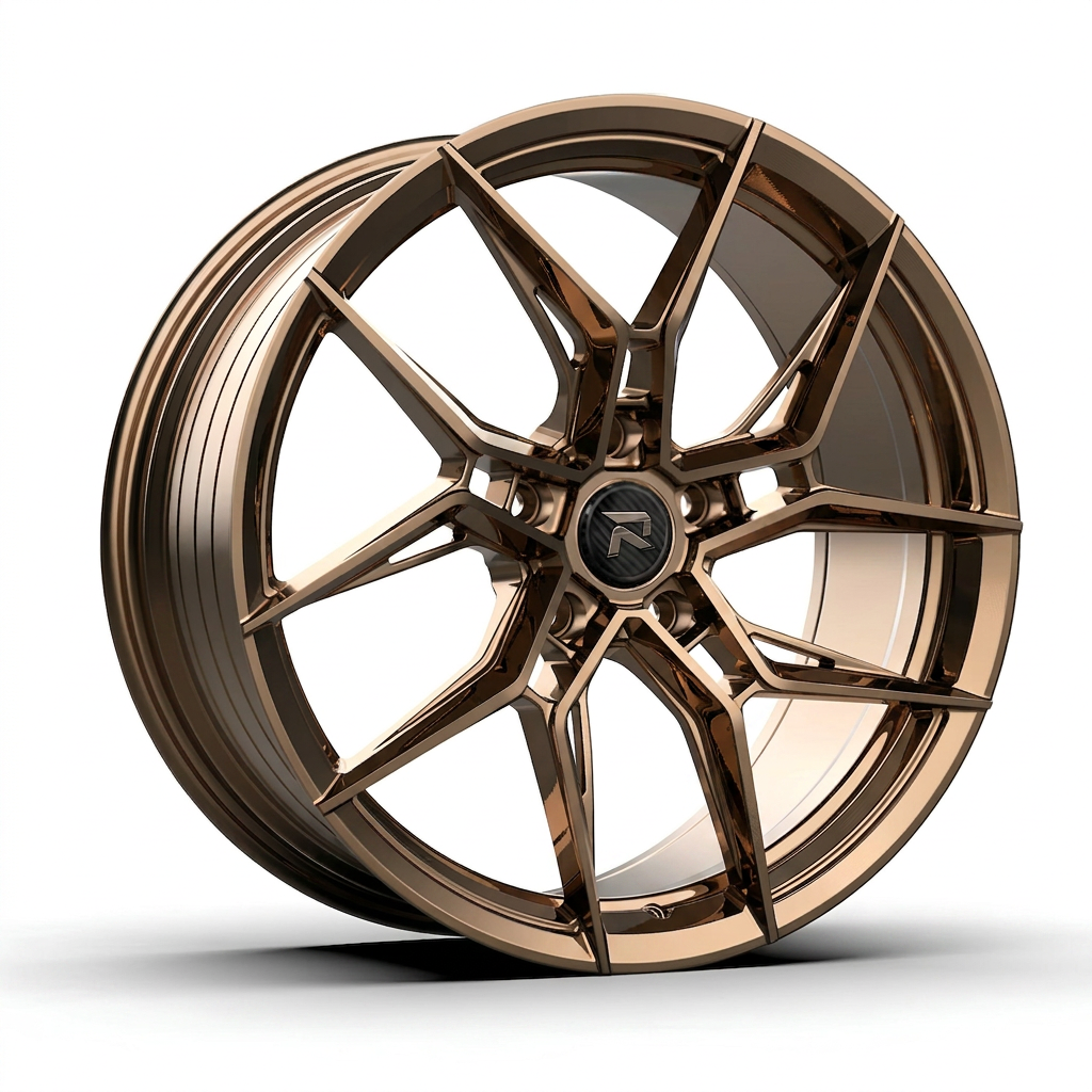 RZR CXXII forged wheel — Tinted Bronze Chrome