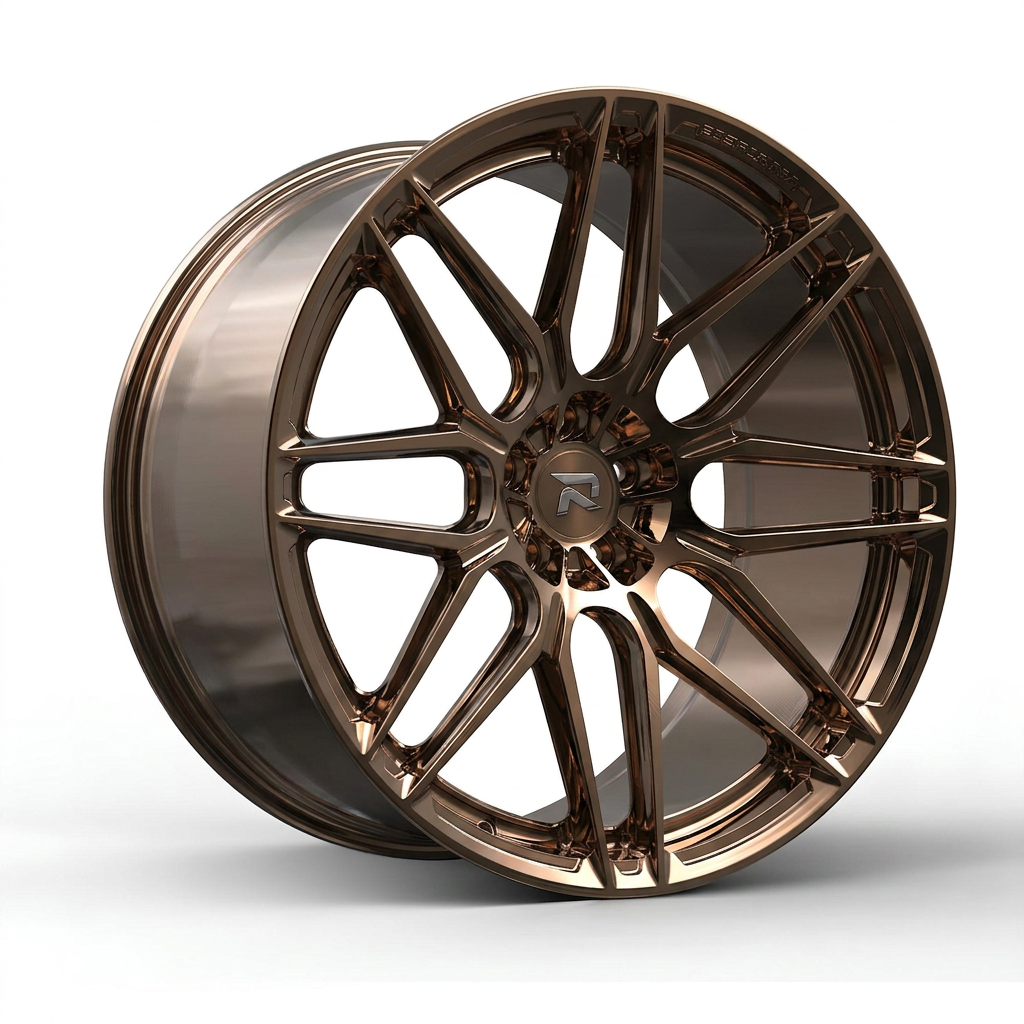RZR CXVIII forged wheel — Tinted Bronze Chrome