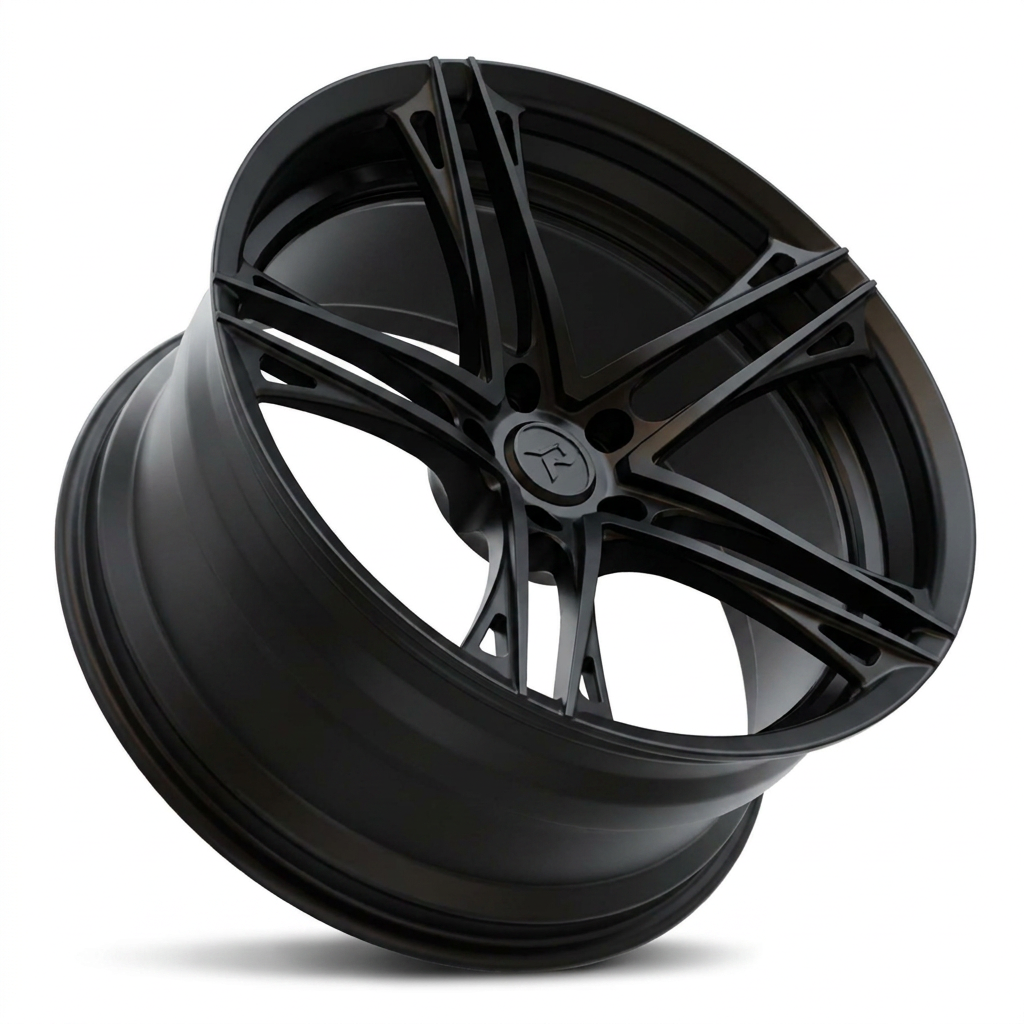 RZR V forged wheel — Full Satin Black